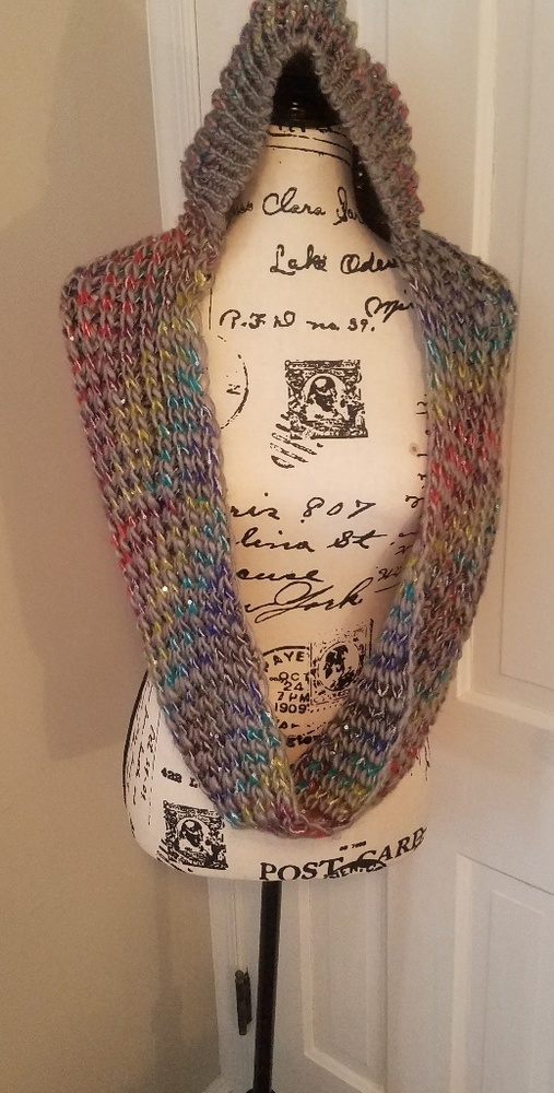 hooded scarf